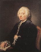 GREUZE, Jean-Baptiste Portrait of George Gougenot de Croissy dfg Sweden oil painting artist